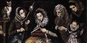 unknow artist, The Family of El Greco